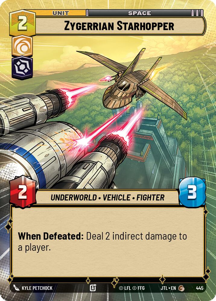 Zygerrian Starhopper (445) (Hyperspace) (445) [Jump to Lightspeed] | Deep Dive Games St. Marys
