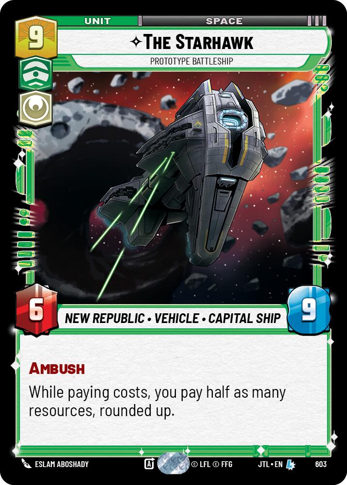 The Starhawk - Prototype Battleship (603) (603) [Jump to Lightspeed] | Deep Dive Games St. Marys