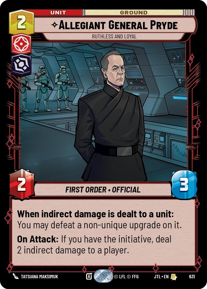 Allegiant General Pryde - Ruthless and Loyal (631) (631) [Jump to Lightspeed] | Deep Dive Games St. Marys