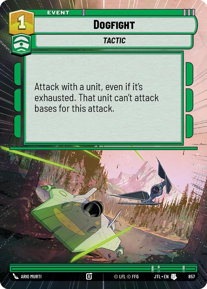 Dogfight (857) (Hyperspace Foil) (857) [Jump to Lightspeed] | Deep Dive Games St. Marys