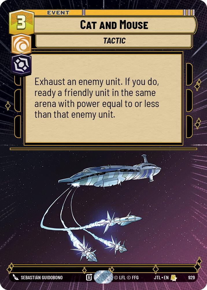 Cat and Mouse (929) (Hyperspace Foil) (929) [Jump to Lightspeed] | Deep Dive Games St. Marys
