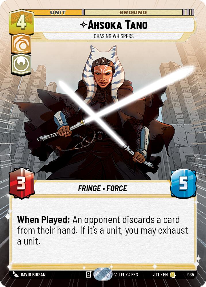 Ahsoka Tano - Chasing Whispers (935) (Hyperspace Foil) (935) [Jump to Lightspeed] | Deep Dive Games St. Marys