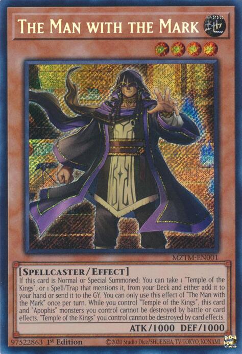 The Man with the Mark [MZTM-EN001] Secret Rare | Deep Dive Games St. Marys