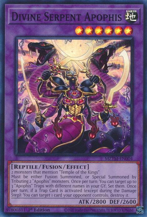 Divine Serpent Apophis [MZTM-EN004] Super Rare | Deep Dive Games St. Marys