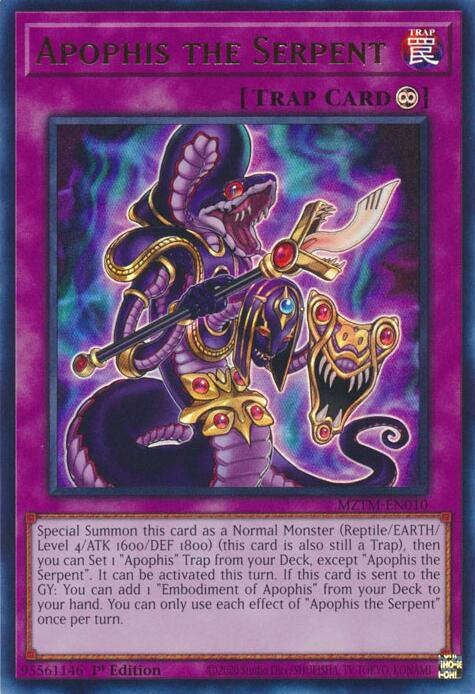 Apophis the Serpent [MZTM-EN010] Ultra Rare | Deep Dive Games St. Marys