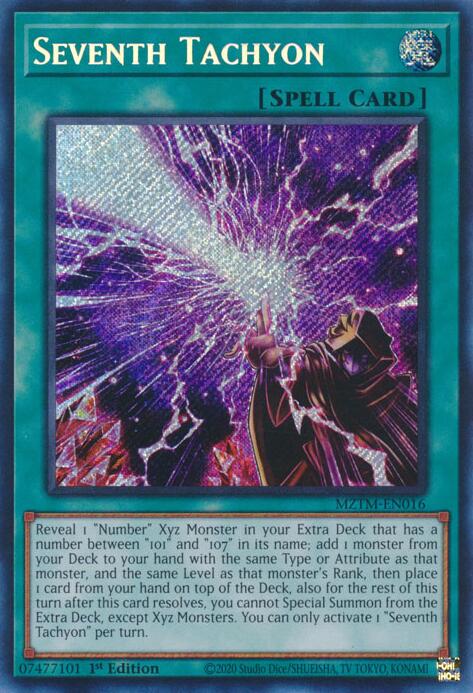 Seventh Tachyon [MZTM-EN016] Secret Rare | Deep Dive Games St. Marys