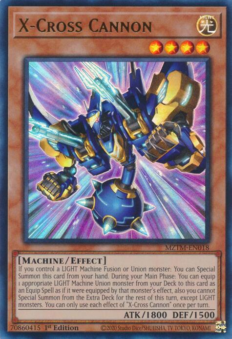 X-Cross Cannon [MZTM-EN018] Ultra Rare | Deep Dive Games St. Marys