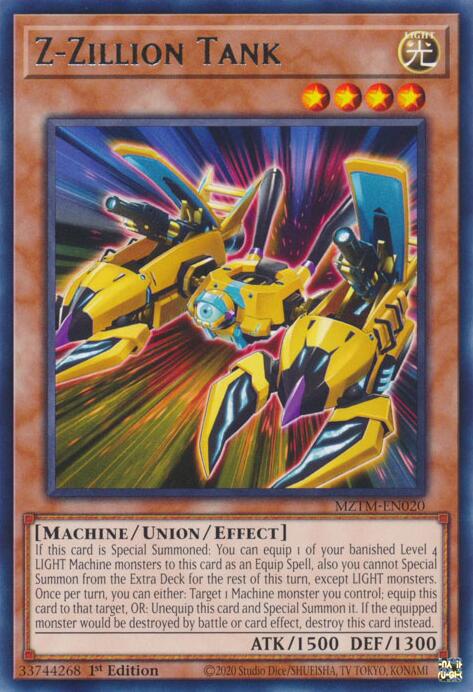 Z-Zillion Tank [MZTM-EN020] Rare | Deep Dive Games St. Marys