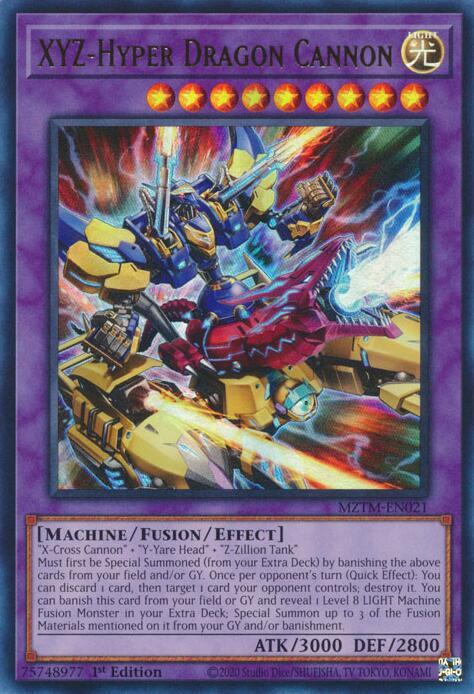 XYZ-Hyper Dragon Cannon [MZTM-EN021] Ultra Rare | Deep Dive Games St. Marys