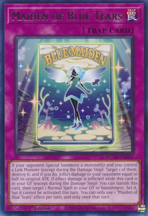 Maiden of Blue Tears [MZTM-EN031] Rare | Deep Dive Games St. Marys