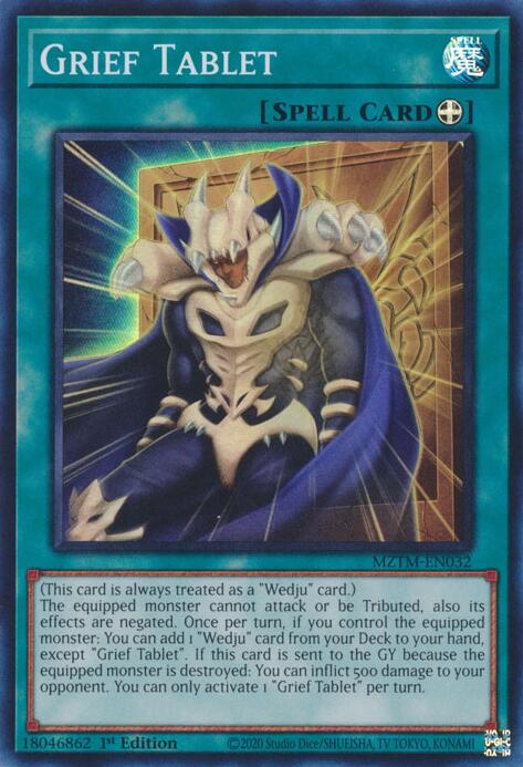 Grief Tablet [MZTM-EN032] Super Rare | Deep Dive Games St. Marys