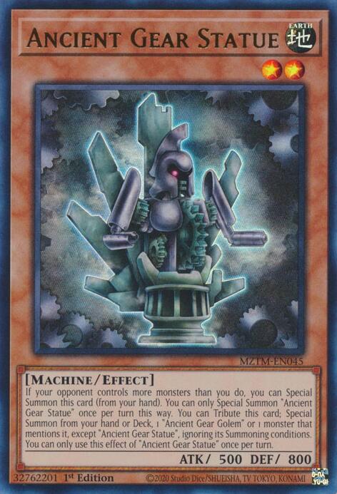Ancient Gear Statue [MZTM-EN045] Ultra Rare | Deep Dive Games St. Marys