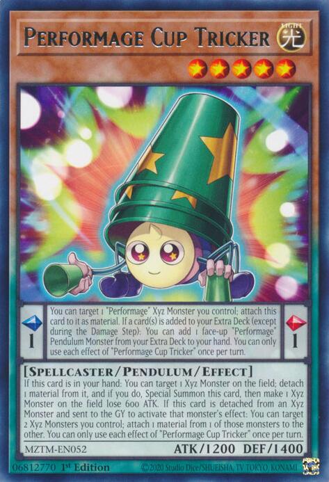 Performage Cup Tricker [MZTM-EN052] Rare | Deep Dive Games St. Marys