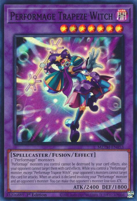 Performage Trapeze Witch [MZTM-EN053] Super Rare | Deep Dive Games St. Marys