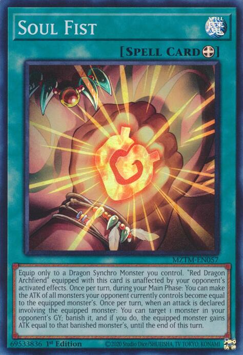 Soul Fist [MZTM-EN057] Super Rare | Deep Dive Games St. Marys