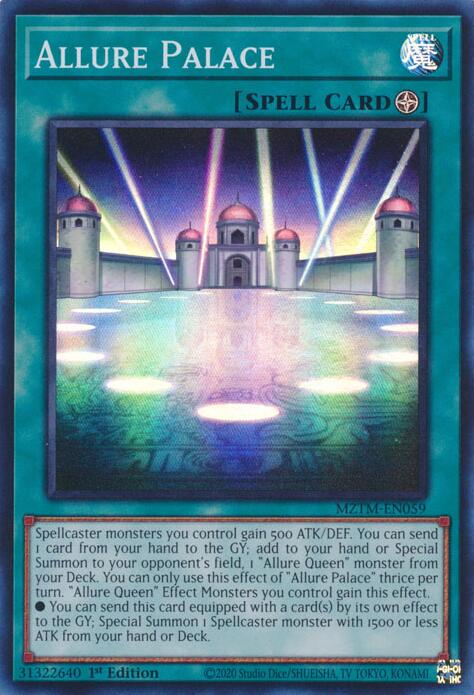 Allure Palace [MZTM-EN059] Super Rare | Deep Dive Games St. Marys
