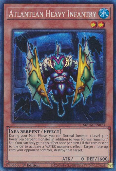 Atlantean Heavy Infantry (Collector's Rare) [MZTM-EN073] Collector's Rare | Deep Dive Games St. Marys