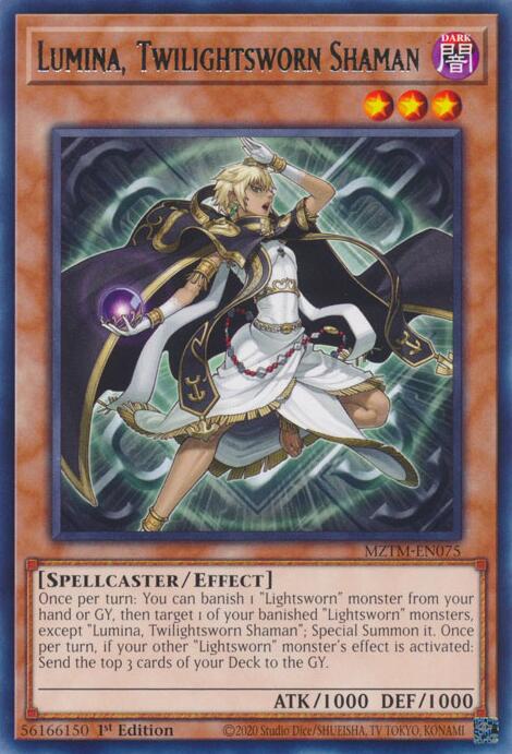 Lumina, Twilightsworn Shaman [MZTM-EN075] Rare | Deep Dive Games St. Marys