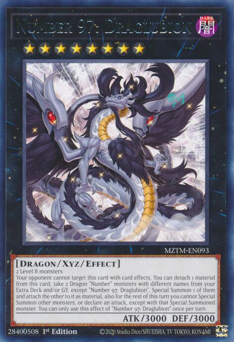 Number 97: Draglubion [MZTM-EN093] Rare | Deep Dive Games St. Marys