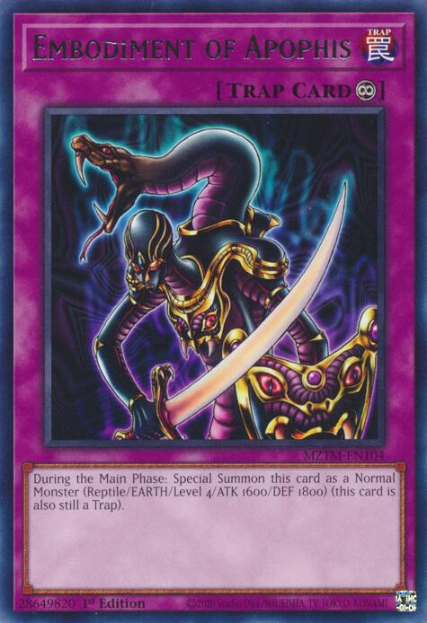 Embodiment of Apophis [MZTM-EN104] Rare | Deep Dive Games St. Marys