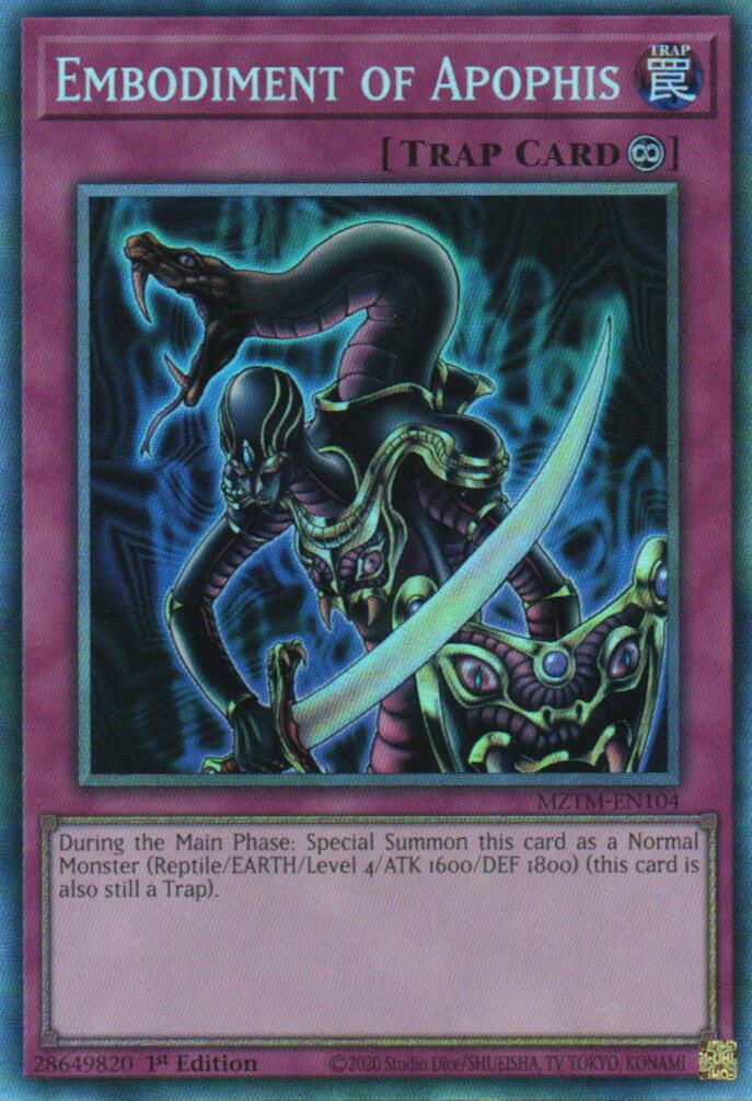 Embodiment of Apophis (Collector's Rare) [MZTM-EN104] Collector's Rare | Deep Dive Games St. Marys