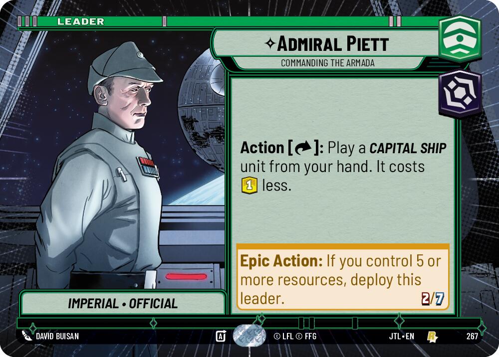 Admiral Piett - Commanding the Armada (267) (Hyperspace) (267) [Jump to Lightspeed] | Deep Dive Games St. Marys