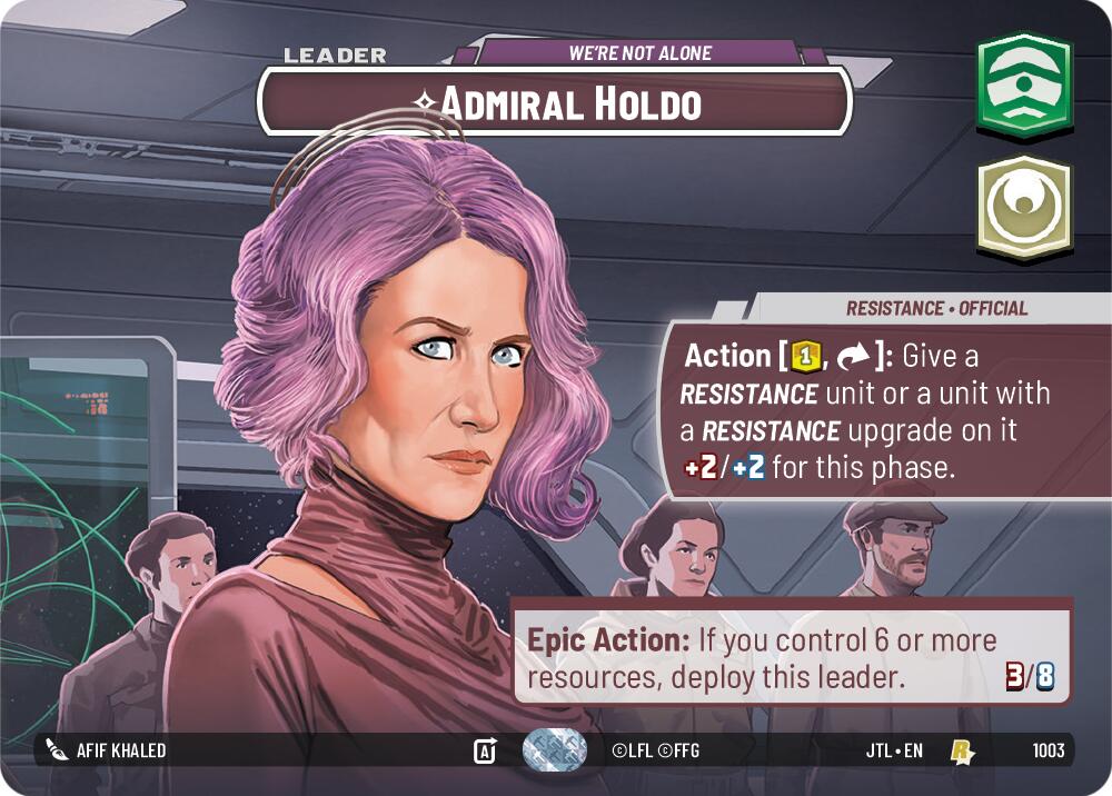 Admiral Holdo - We're Not Alone (1003) (Showcase) (1003) [Jump to Lightspeed] | Deep Dive Games St. Marys