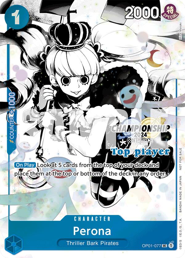 Perona (Championship 2024 Top Player Pack Vol. 2) [One Piece Promotion Cards] | Deep Dive Games St. Marys