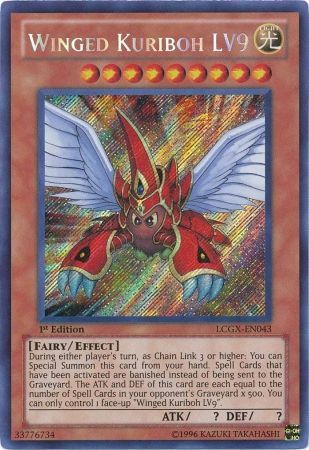 Winged Kuriboh LV9 [LCGX-EN043] Secret Rare | Deep Dive Games St. Marys