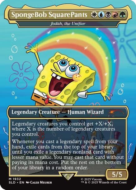 SpongeBob SquarePants - Jodah, the Unifier [Secret Lair Drop Series] | Deep Dive Games St. Marys