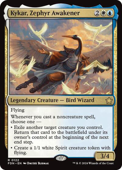 Kykar, Zephyr Awakener (Promo Pack) [Foundations Promos] | Deep Dive Games St. Marys