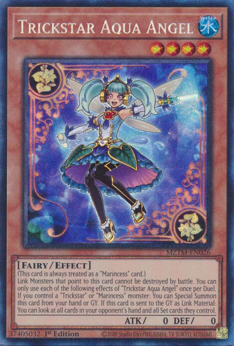 Trickstar Aqua Angel (Collector's Rare) [MZTM-EN026] Collector's Rare | Deep Dive Games St. Marys