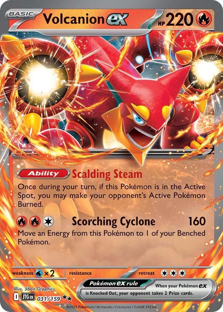 Volcanion ex (031/159) [Scarlet & Violet: Journey Together] | Deep Dive Games St. Marys