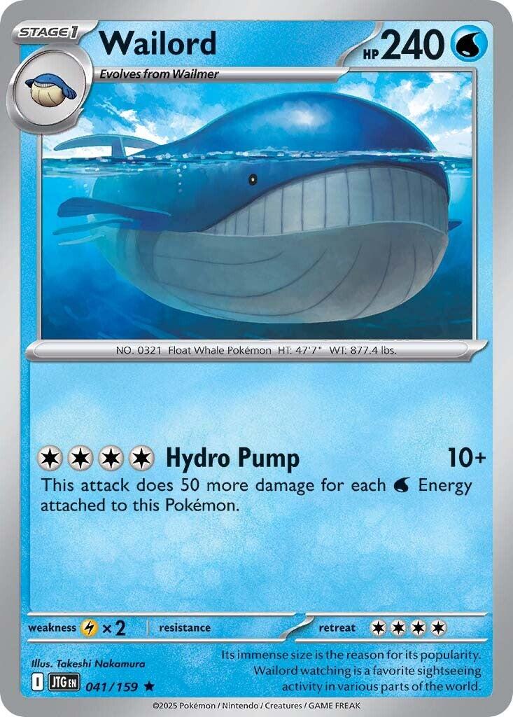 Wailord (041/159) [Scarlet & Violet: Journey Together] | Deep Dive Games St. Marys
