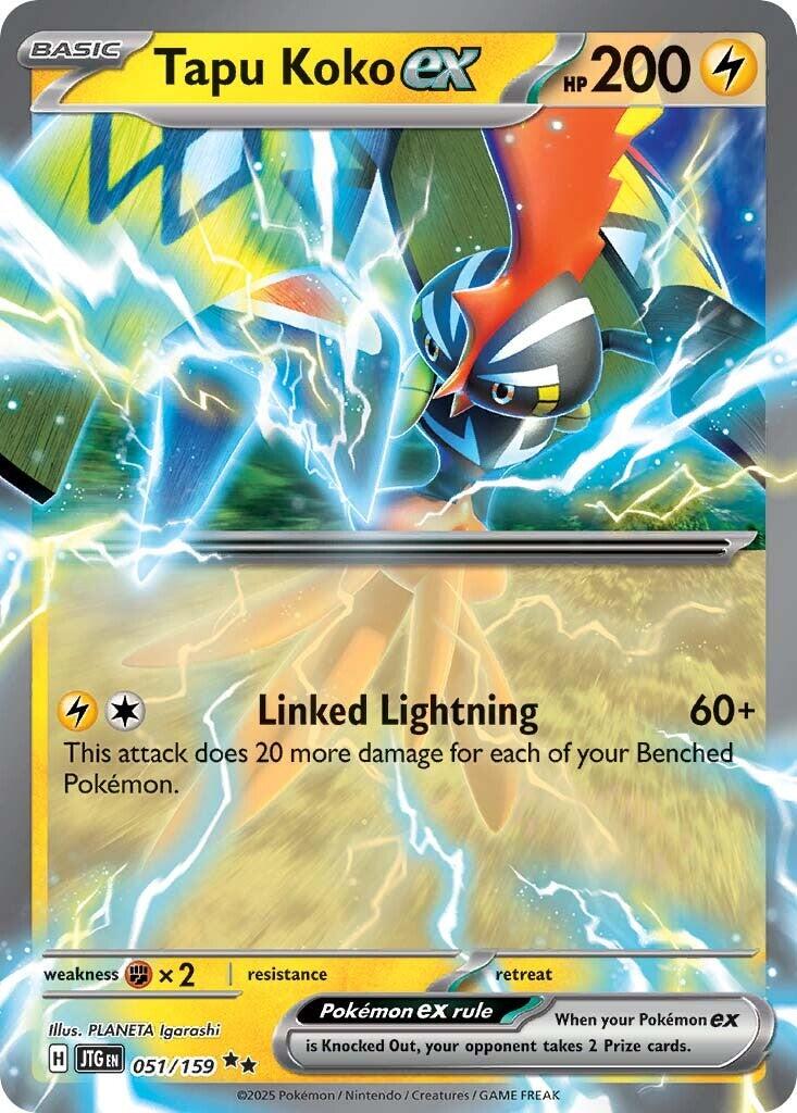 Tapu Koko ex (051/159) [Scarlet & Violet: Journey Together] | Deep Dive Games St. Marys