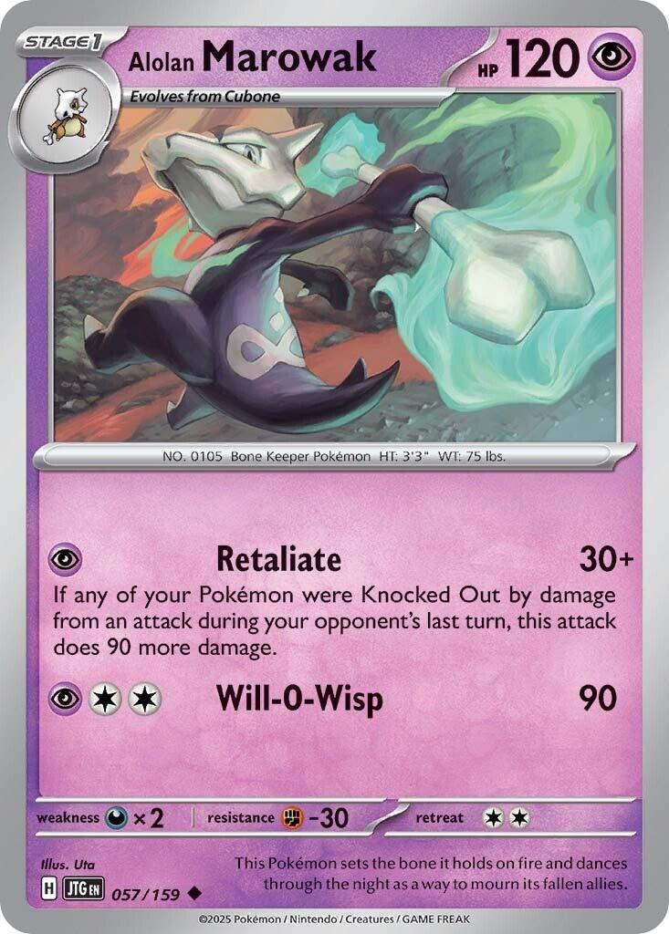 Alolan Marowak (057/159) [Scarlet & Violet: Journey Together] | Deep Dive Games St. Marys