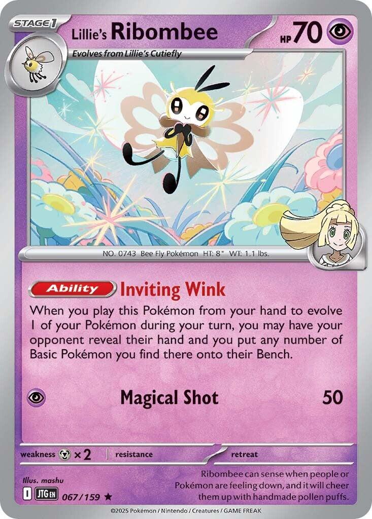 Lillie's Ribombee (067/159) [Scarlet & Violet: Journey Together] | Deep Dive Games St. Marys