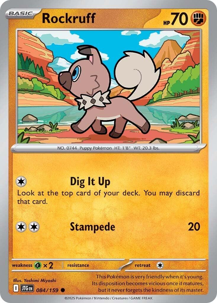 Rockruff (084/159) [Scarlet & Violet: Journey Together] | Deep Dive Games St. Marys