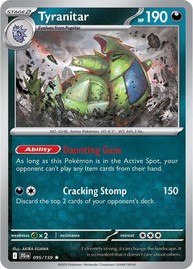 Tyranitar (095/159) [Scarlet & Violet: Journey Together] | Deep Dive Games St. Marys