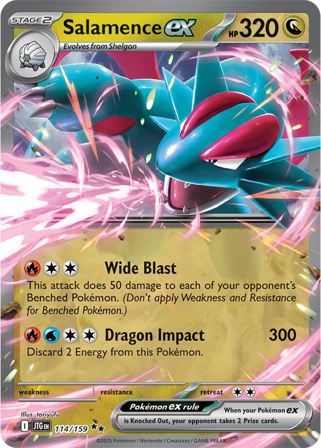 Salamence ex (114/159) [Scarlet & Violet: Journey Together] | Deep Dive Games St. Marys