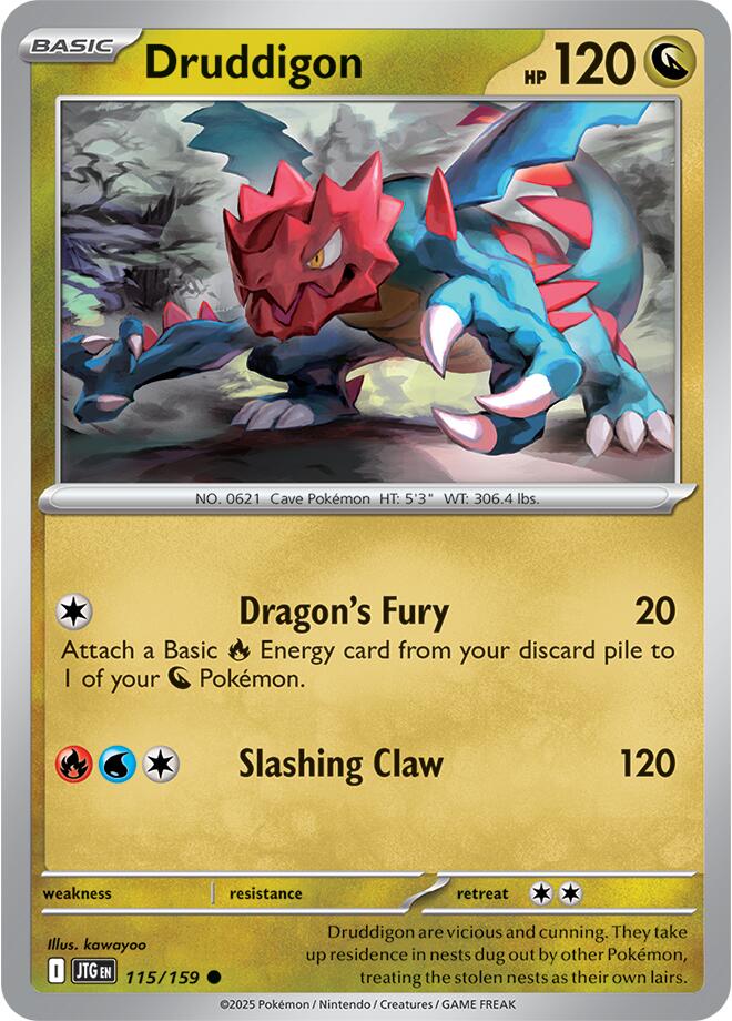 Druddigon (115/159) [Scarlet & Violet: Journey Together] | Deep Dive Games St. Marys