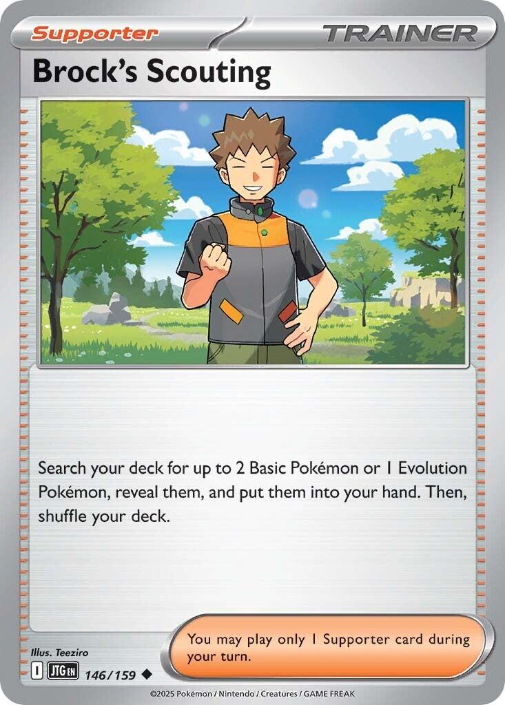 Brock's Scouting (146/159) [Scarlet & Violet: Journey Together] | Deep Dive Games St. Marys
