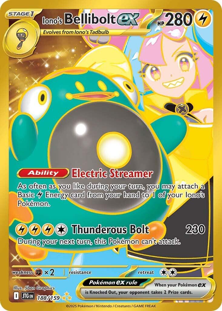 Iono's Bellibolt ex (188/159) [Scarlet & Violet: Journey Together] | Deep Dive Games St. Marys