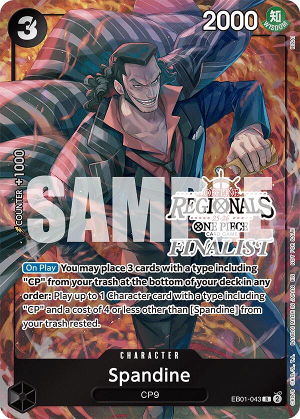 Spandine (Offline Regional Finalist Card Set 2025 Vol.1) [One Piece Promotion Cards] | Deep Dive Games St. Marys