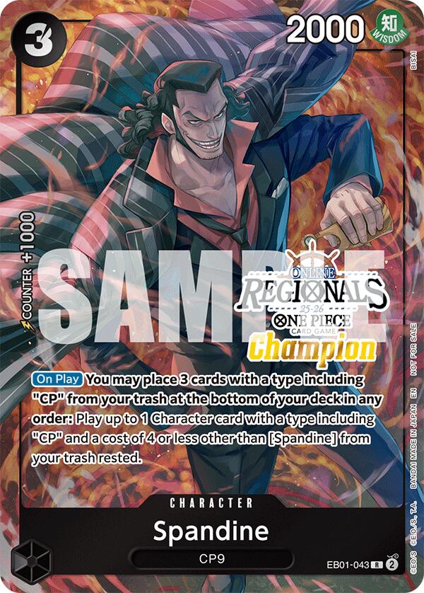 Spandine (Offline Regional Champion Card Set 2025 Vol.1) [One Piece Promotion Cards] | Deep Dive Games St. Marys