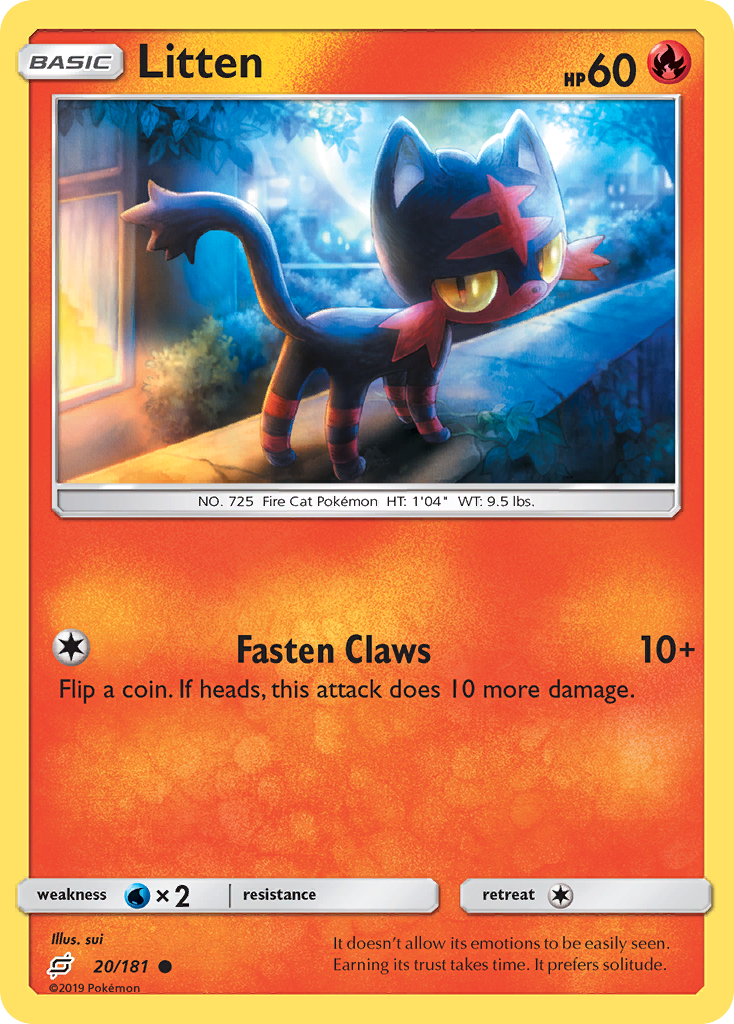 Litten (20/181) [Sun & Moon: Team Up] | Deep Dive Games St. Marys