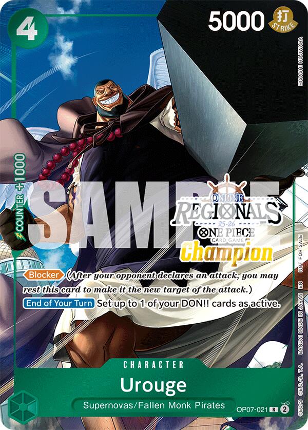 Urouge (Offline Regional Champion Card Set 2025 Vol.1) [One Piece Promotion Cards] | Deep Dive Games St. Marys
