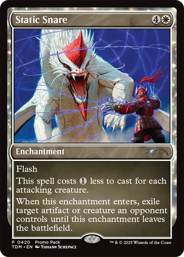 Static Snare [Tarkir: Dragonstorm Promos] | Deep Dive Games St. Marys