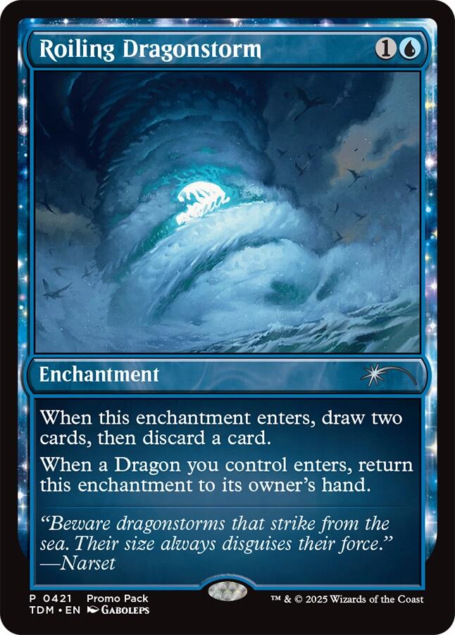 Roiling Dragonstorm [Tarkir: Dragonstorm Promos] | Deep Dive Games St. Marys