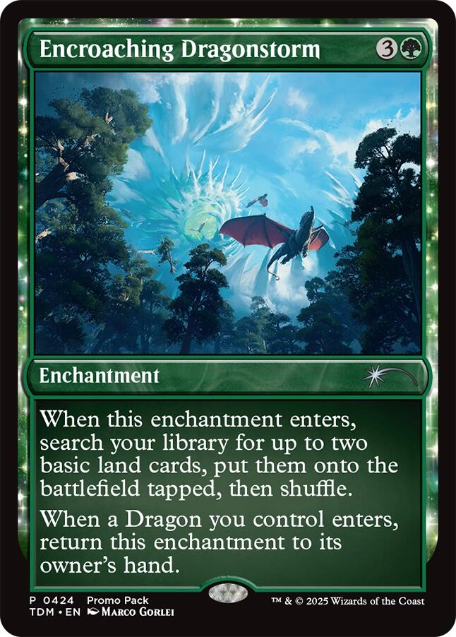 Encroaching Dragonstorm [Tarkir: Dragonstorm Promos] | Deep Dive Games St. Marys